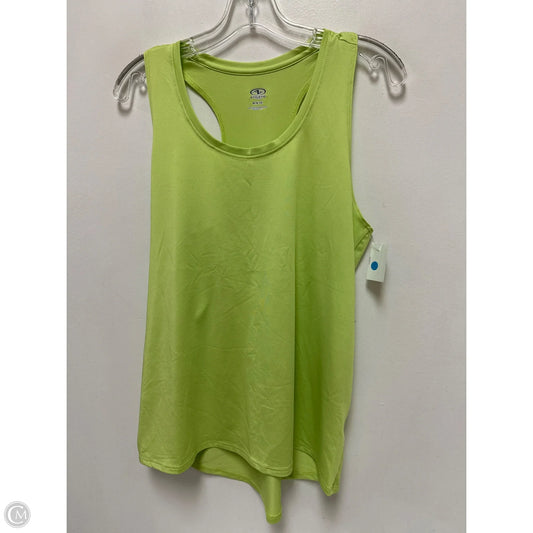 Athletic Tank Top By Athletic Works In Green, Size: M