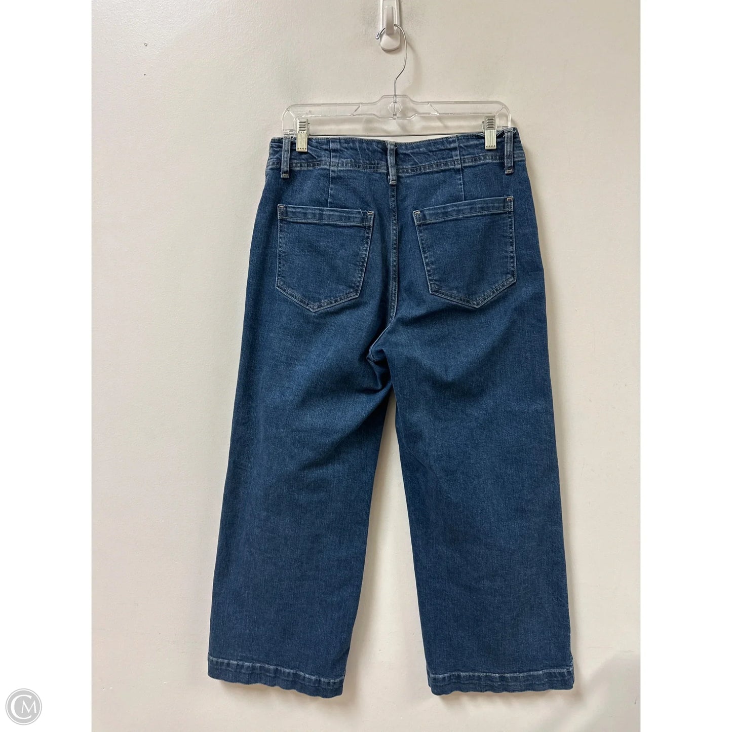 Jeans Straight By Gap In Blue Denim, Size: 8