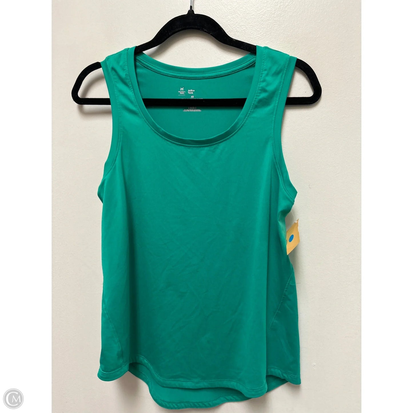 Athletic Top Short Sleeve By Members Mark In Green, Size: Xs