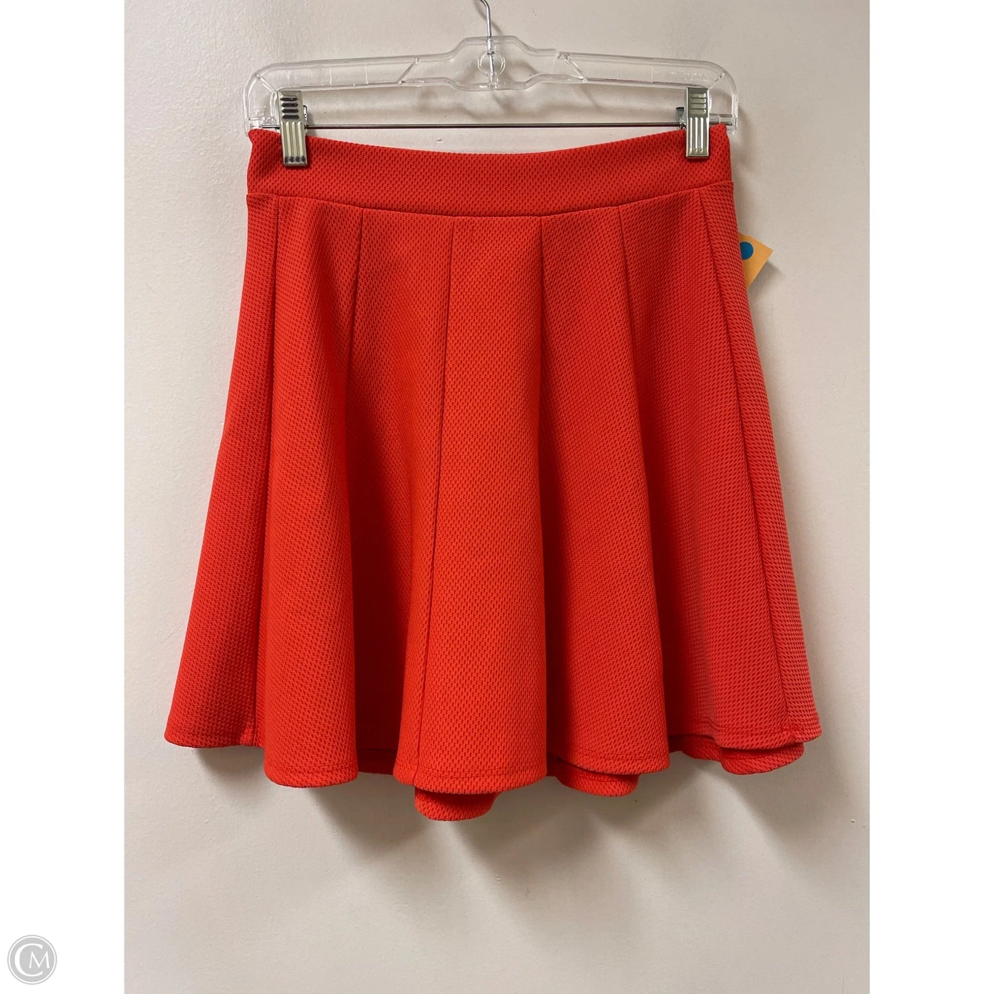 Skirt Midi By Clothes Mentor In Orange, Size: 8