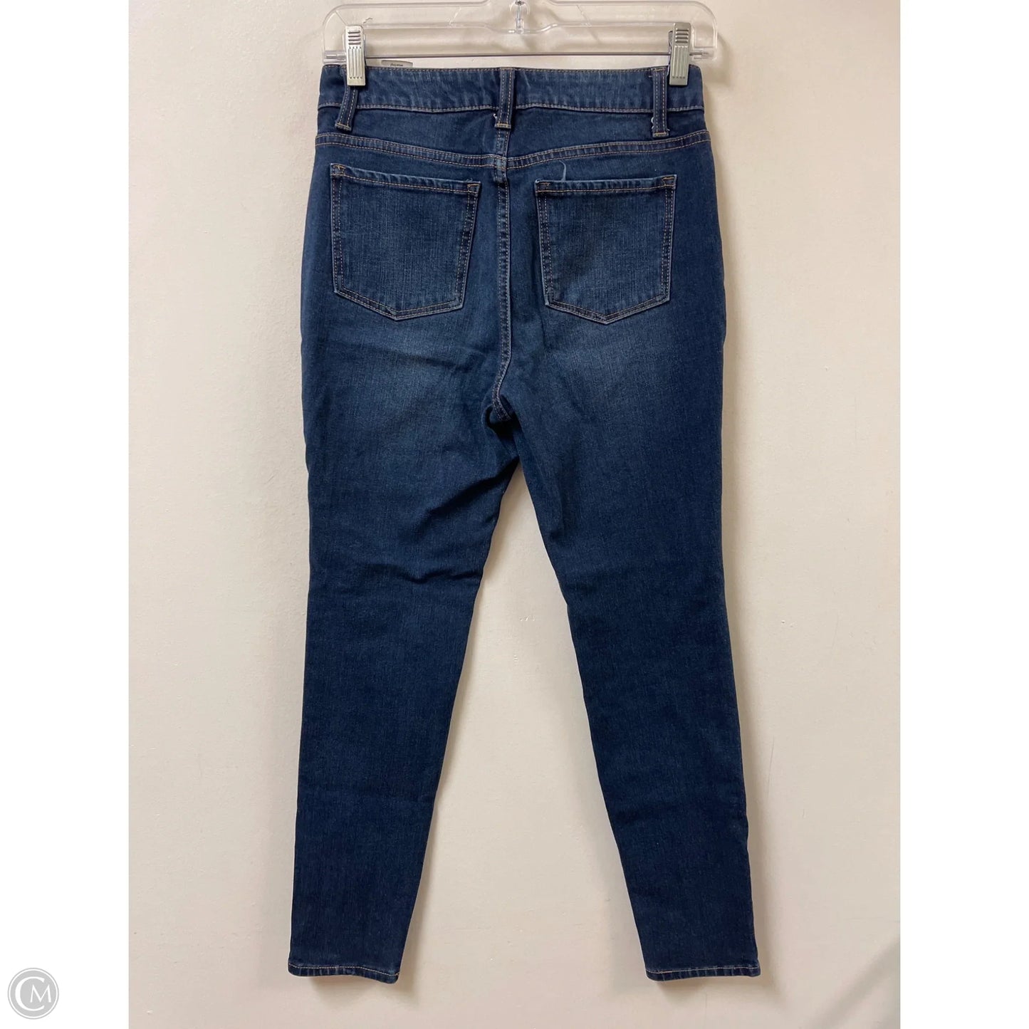 Jeans Skinny By Time And Tru In Blue Denim, Size: 4