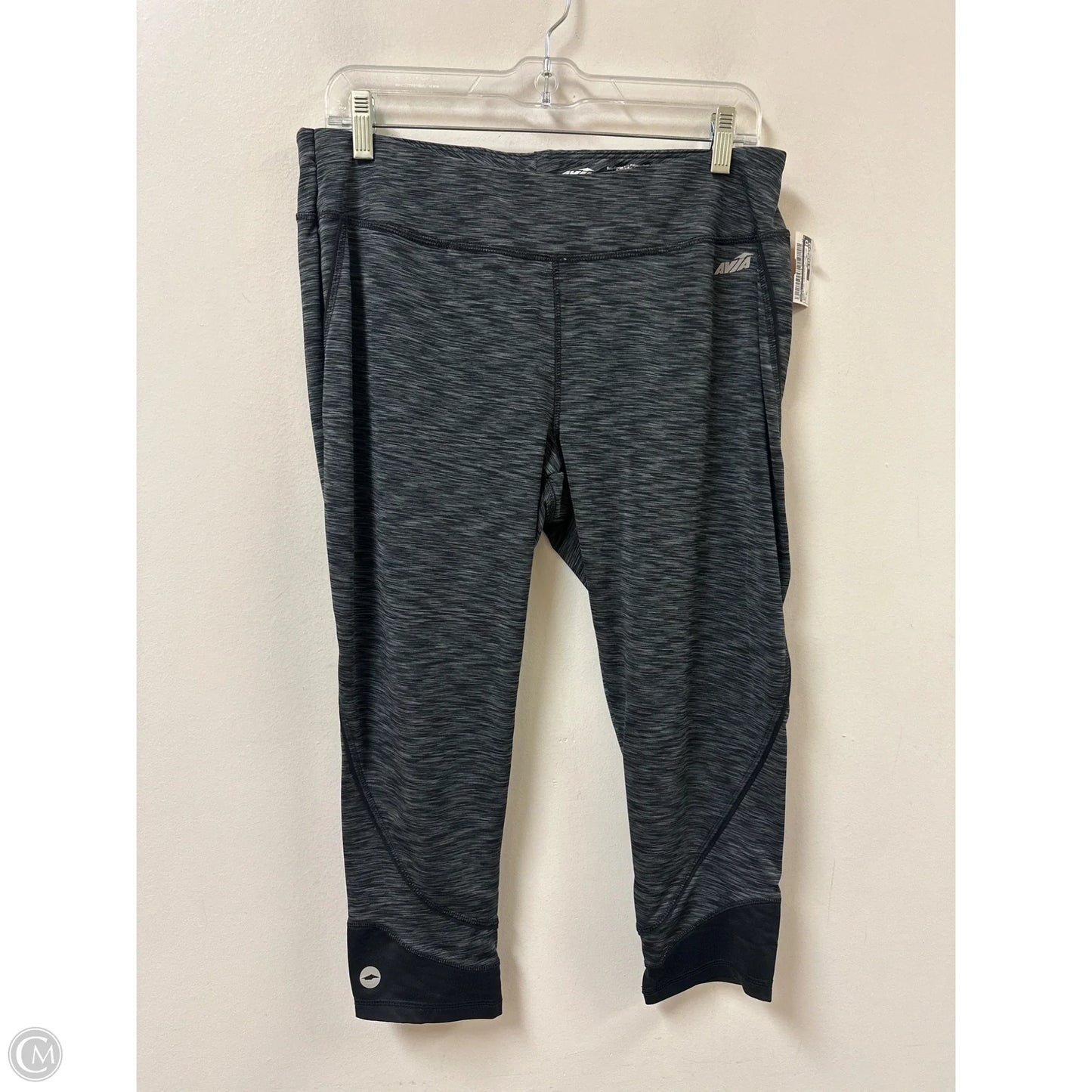 Athletic Leggings By Avia In Grey, Size: Xl