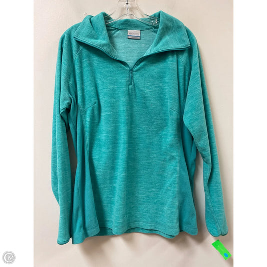 Athletic Jacket By Columbia In Aqua, Size: Xl