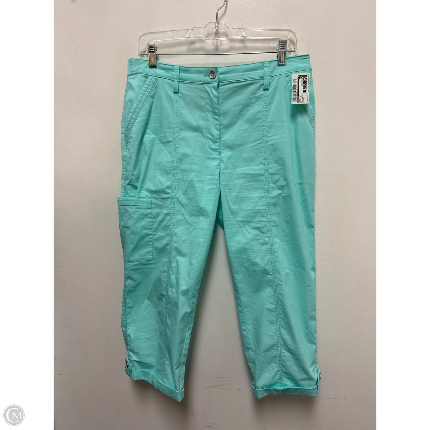 Capris By Chicos In Aqua, Size: 6