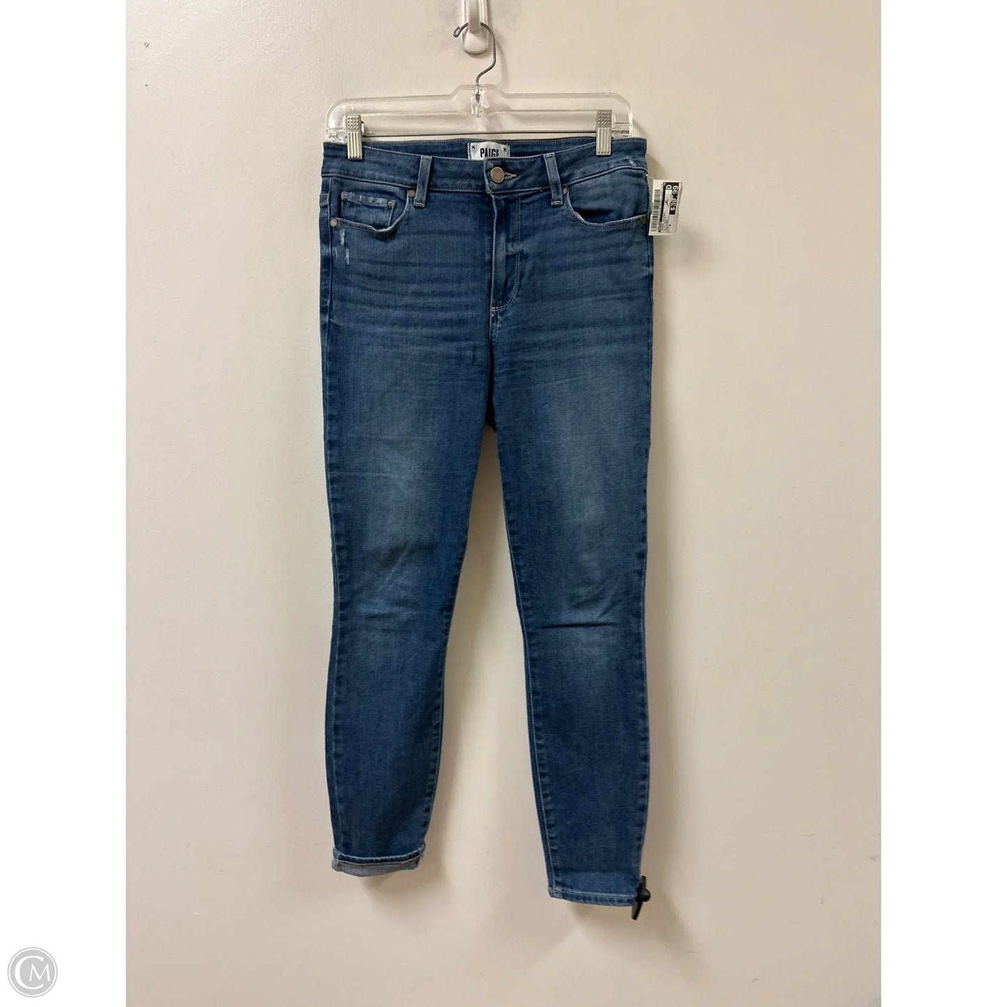 Jeans Skinny By Paige In Blue Denim, Size: 6