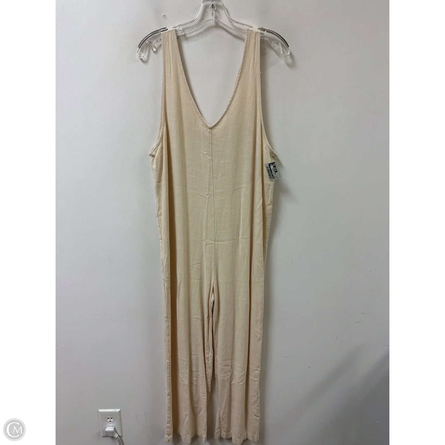 Jumpsuit By Carly Jean In Cream, Size: L