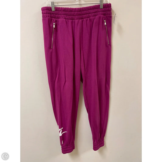 Athletic Pants By Nike In Pink, Size: L
