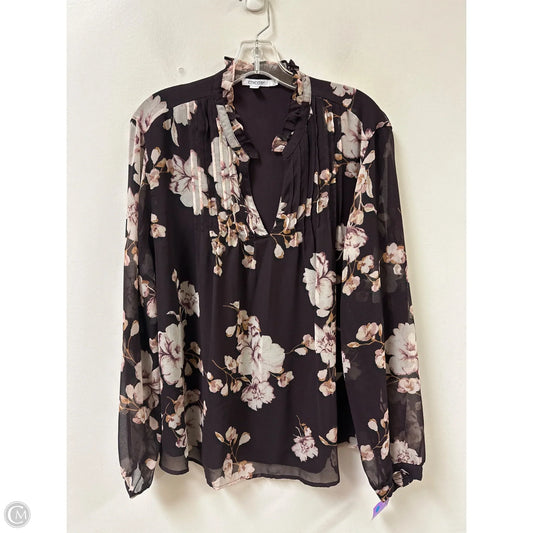 Top Long Sleeve By Chicos In Purple, Size: 1x