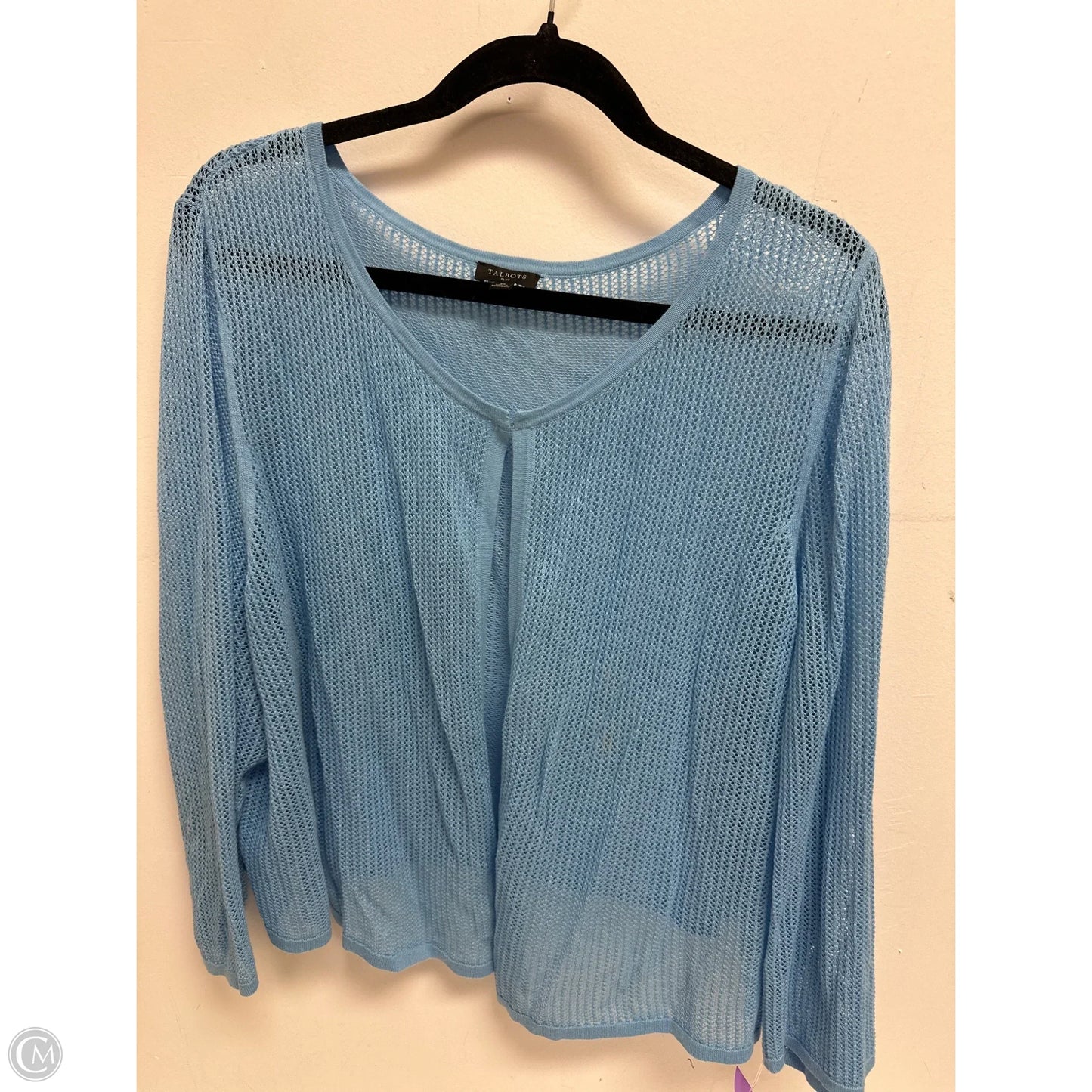 Cardigan By Talbots In Blue, Size: 2x