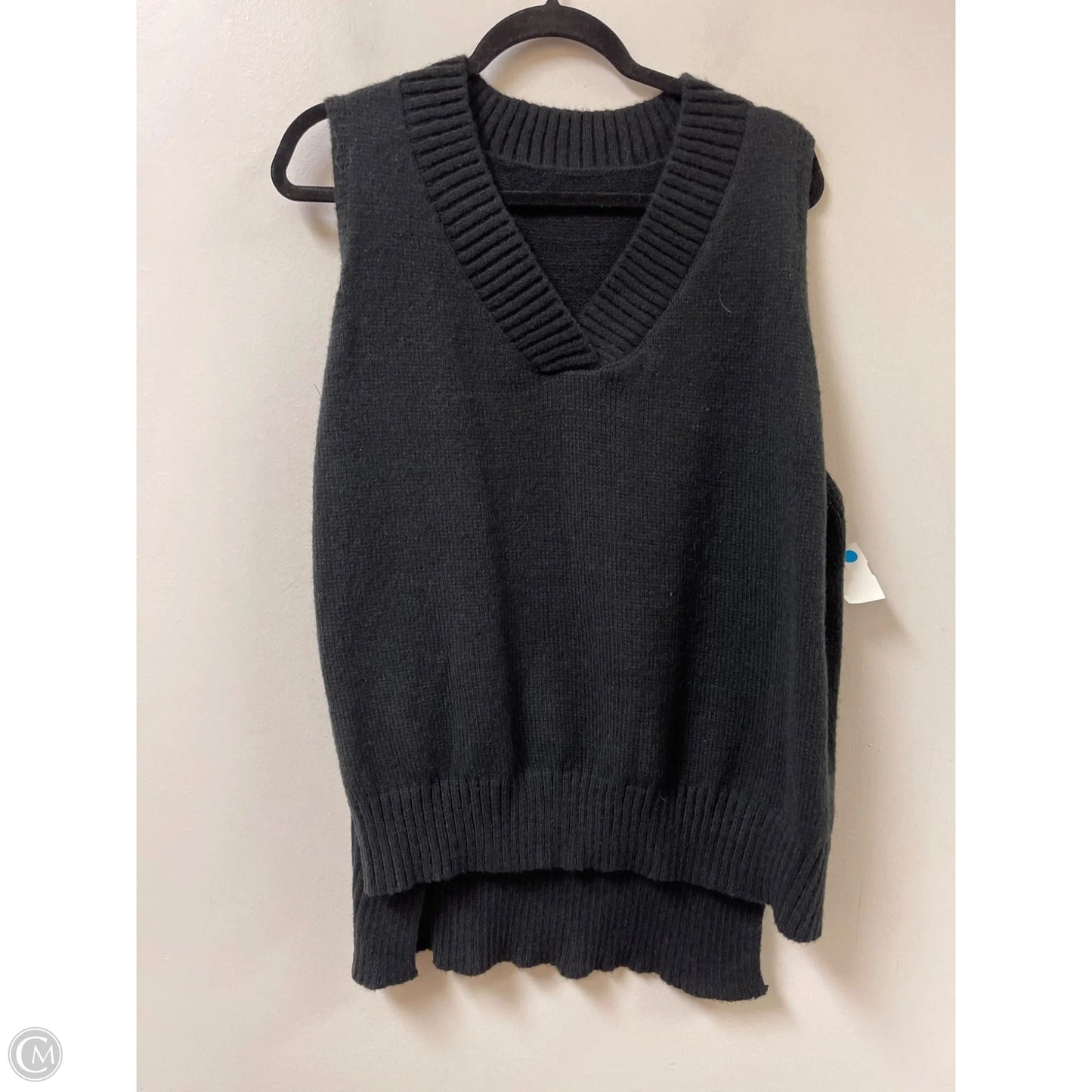 Vest Sweater By Shein In Black, Size: L