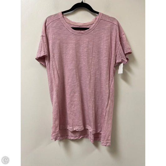 Top Short Sleeve By Pilcro In Pink, Size: S