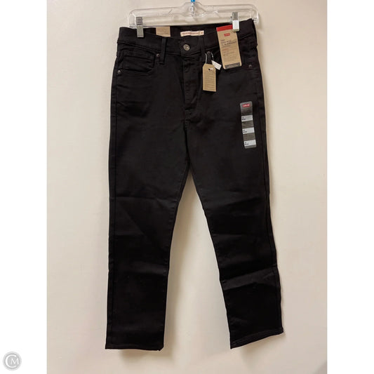 Jeans Skinny By Levis In Black, Size: 10