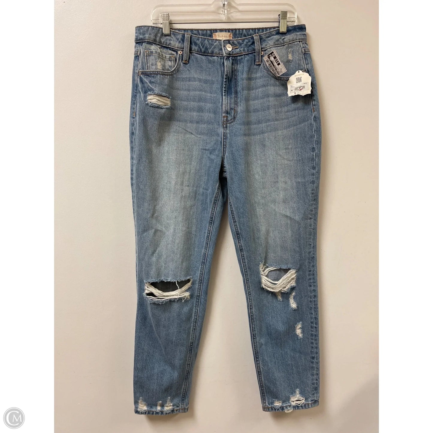 Jeans Straight By Altard State In Blue Denim, Size: 12