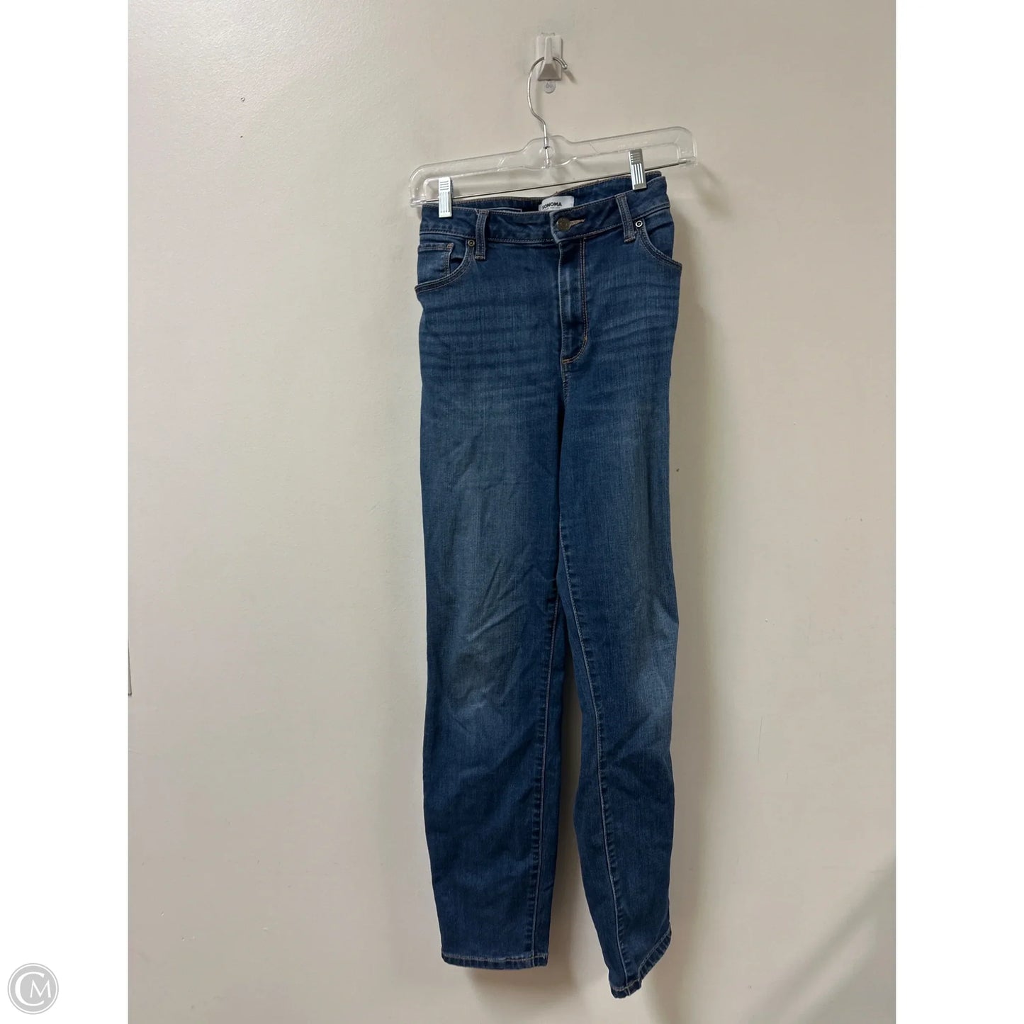 Jeans Skinny By Sonoma In Blue Denim, Size: 16