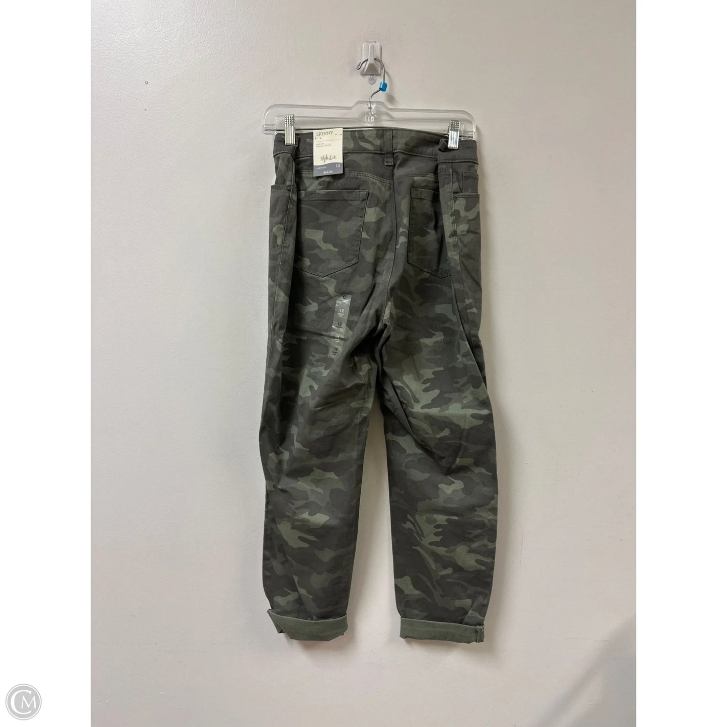 Pants Other By Style And Company In Camouflage Print, Size: 12