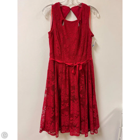 Dress Casual Midi By Gabby Skye In Red, Size: M