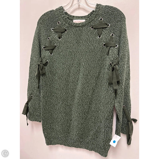 Sweater By Francesca's In Green, Size: S