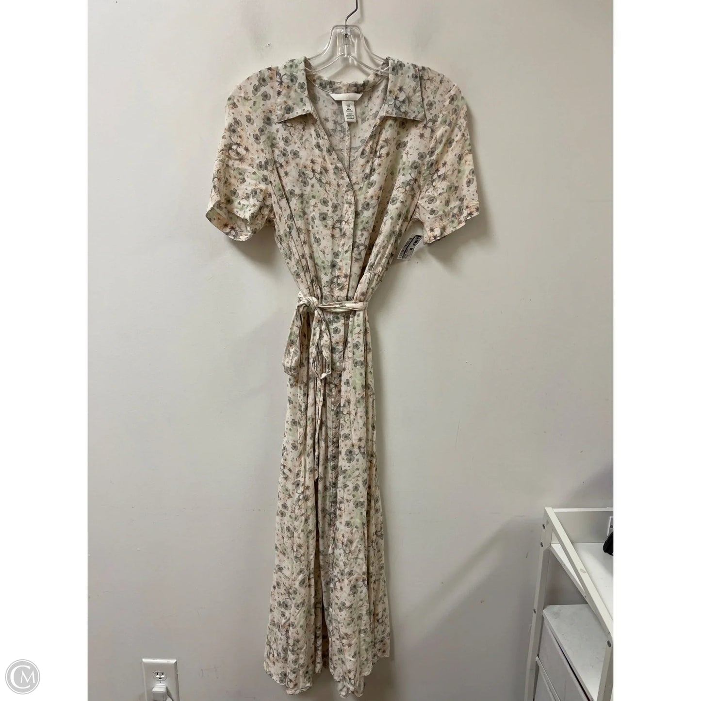 Dress Casual Maxi By H&m In Floral Print, Size: S