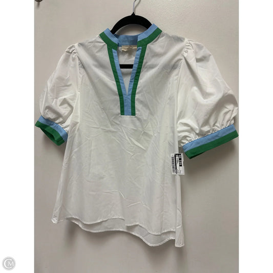 Top Short Sleeve By Entro In White, Size: S