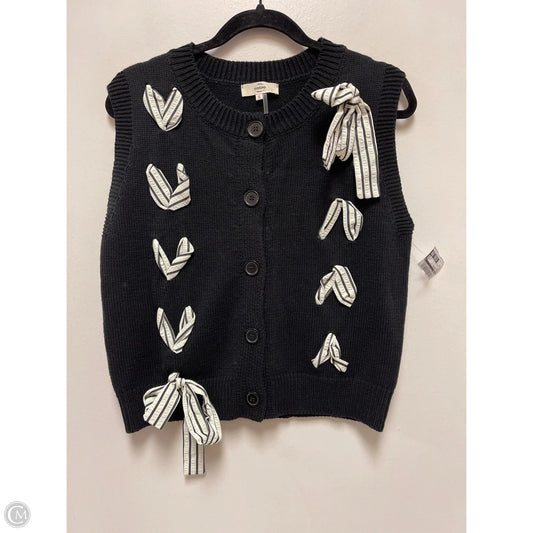Vest Sweater By Entro In Black, Size: S