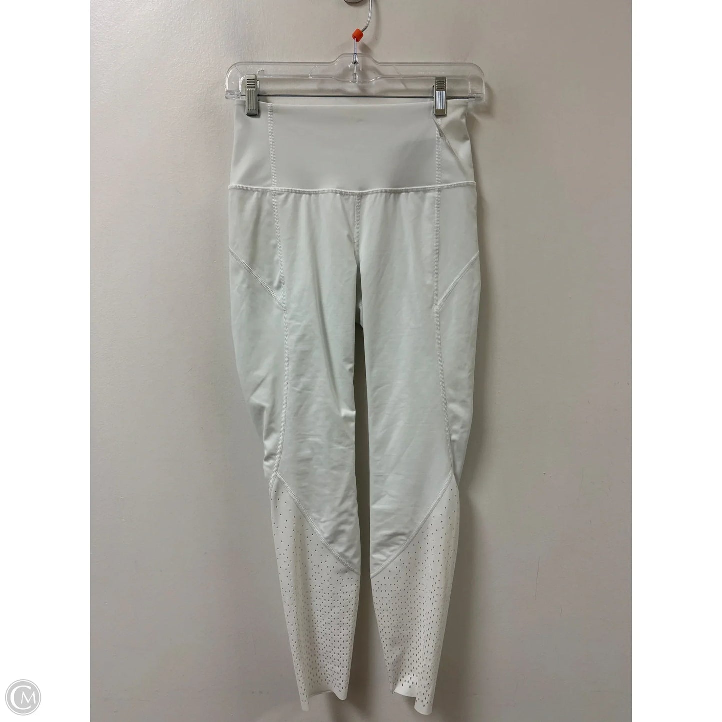 Athletic Leggings By Lululemon In White, Size: S
