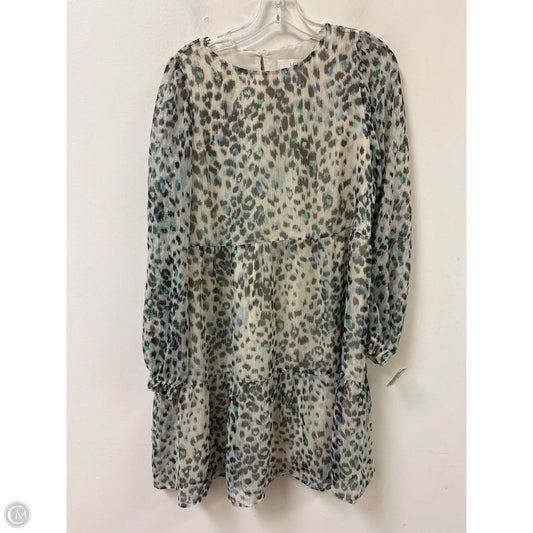 Dress Casual Short By Loft In Animal Print, Size: M