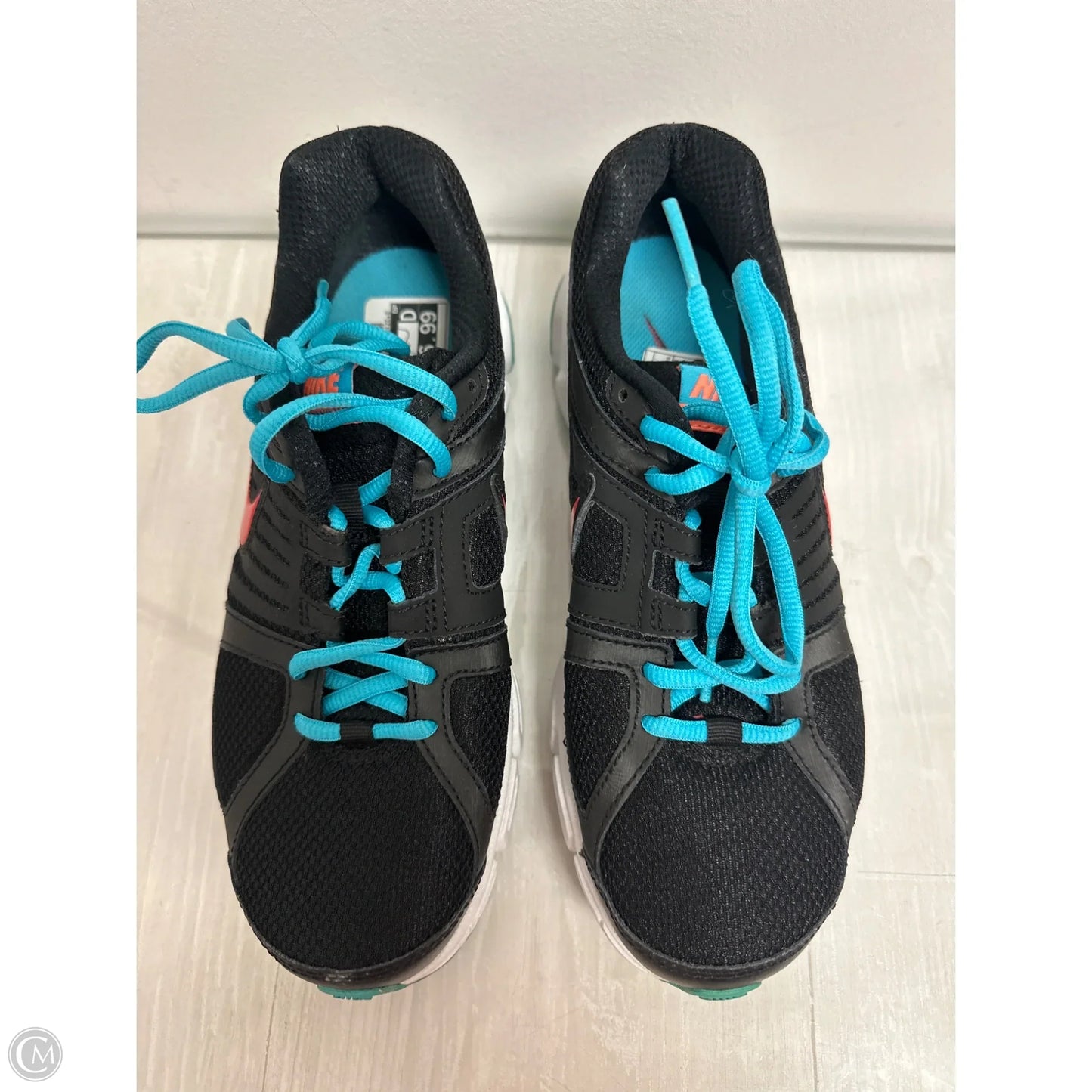 Shoes Athletic By Nike In Black & Blue, Size: 8