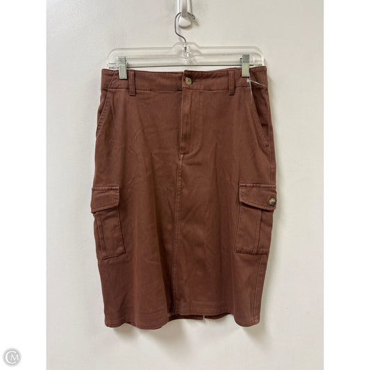Skirt Midi By 32 Degrees In Brown, Size: 4
