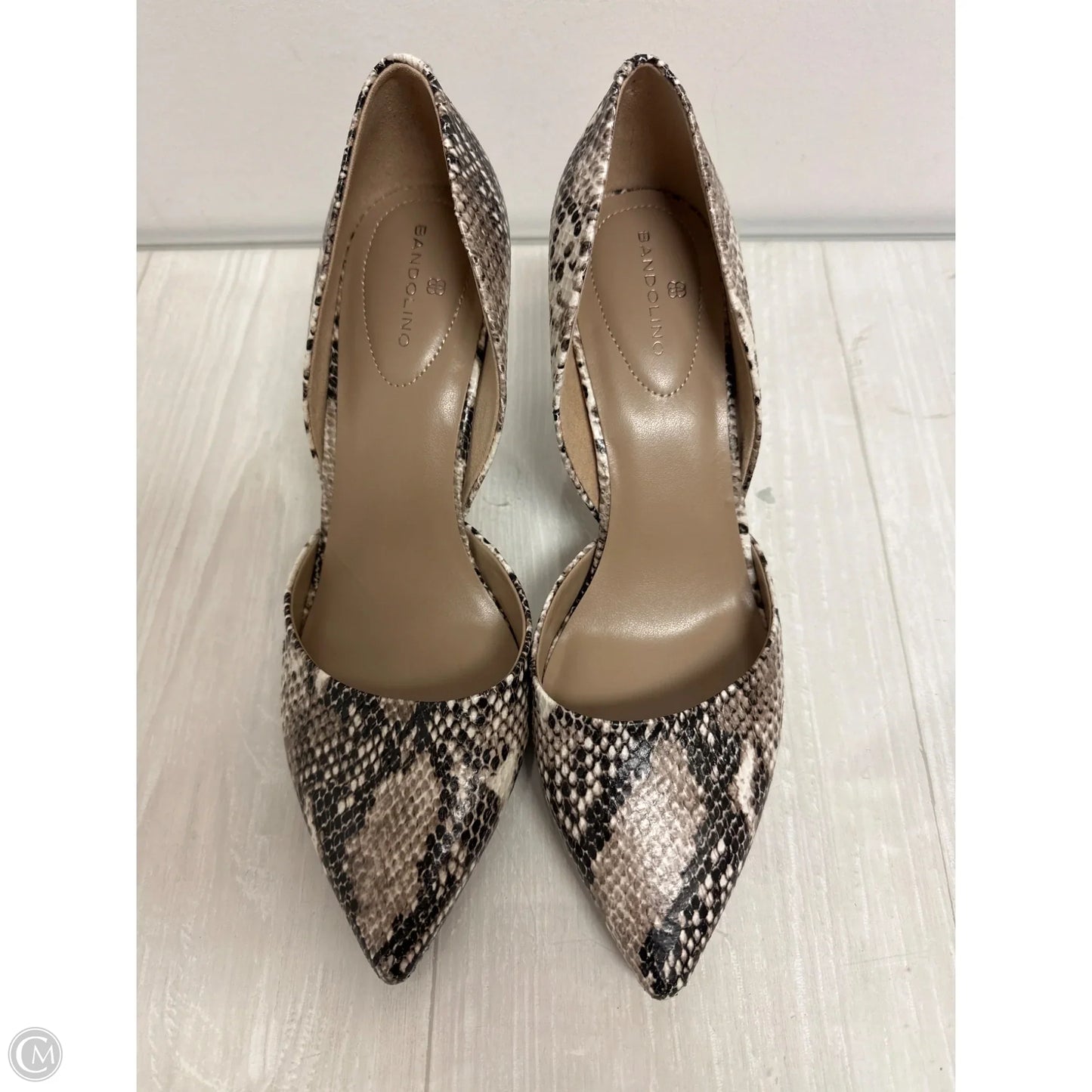 Shoes Heels Stiletto By Bandolino In Snakeskin Print, Size: 10