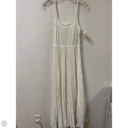 Dress Casual Maxi By Anthropologie In White, Size: S