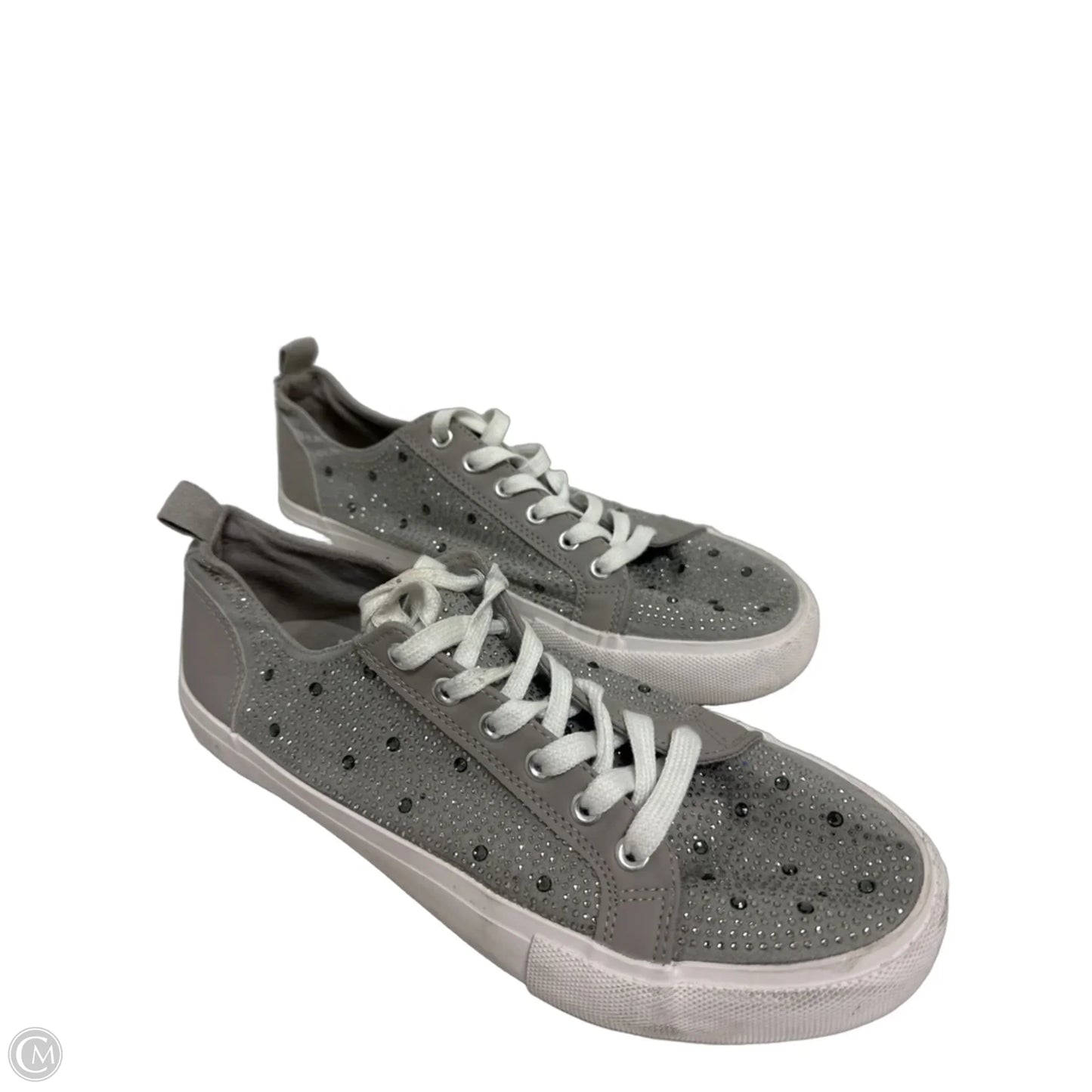 Shoes Sneakers By Torrid In Silver, Size: 11