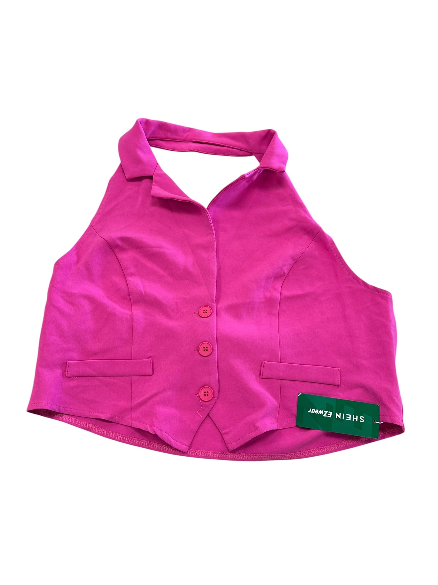 Top Sleeveless By Shein In Pink, Size:3X