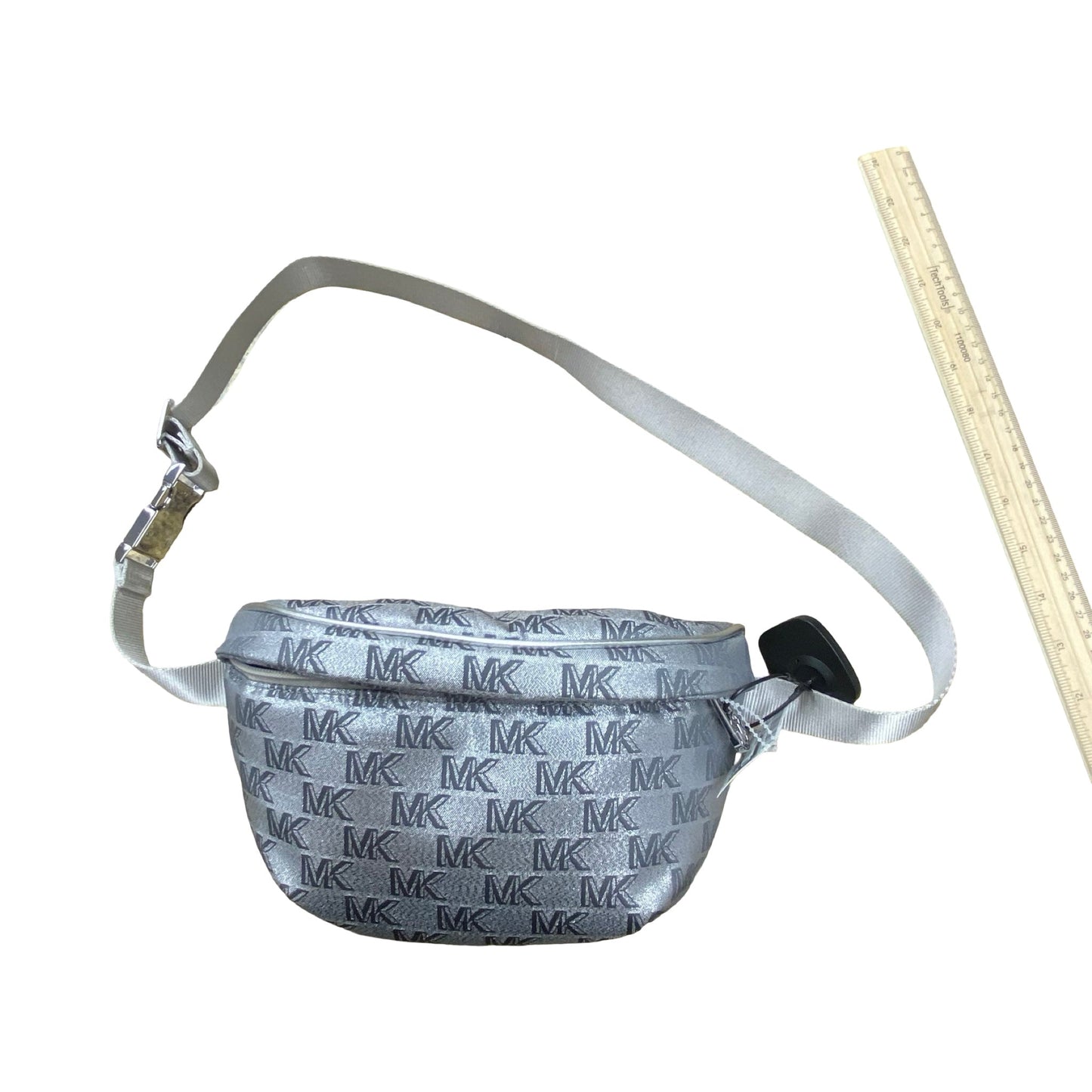 Belt Bag Designer By Michael Kors In Silver, Size:Small