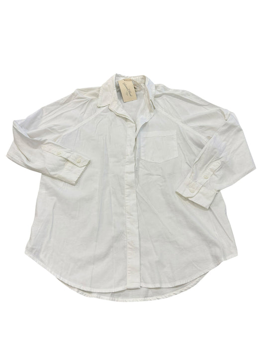 Top Ls By Universal Thread In White, Size:Xs