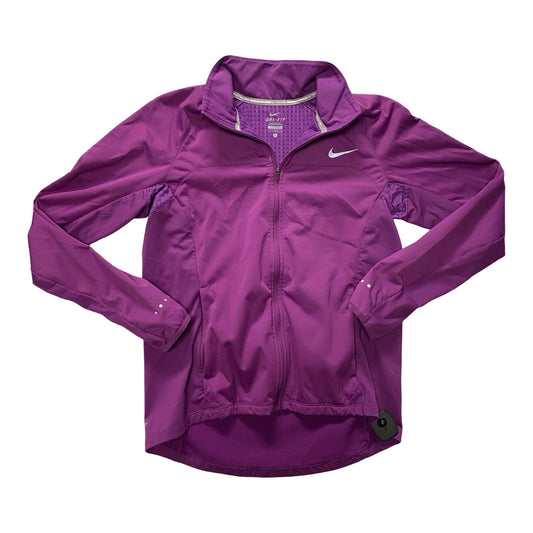 Athletic Jacket By Nike In Purple, Size:L