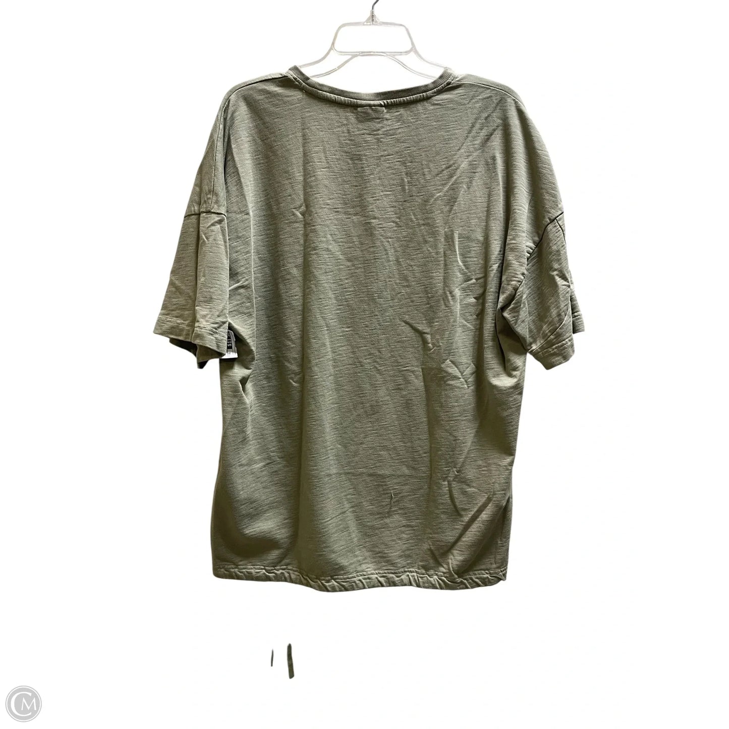 Athletic Top Short Sleeve By Gym Shark In Green, Size: Xxl