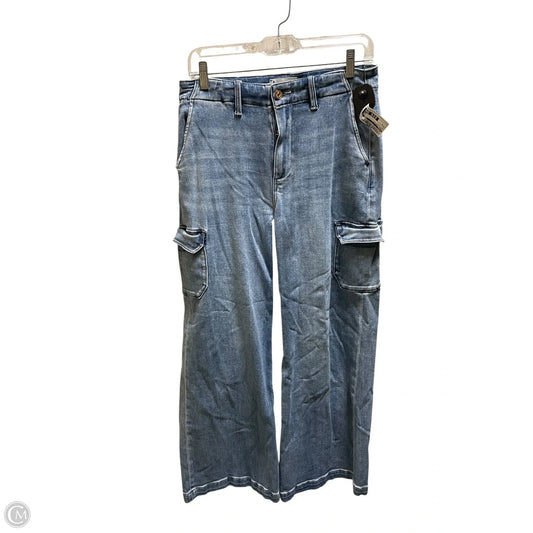 Jeans Straight By Paige In Blue Denim, Size: 6