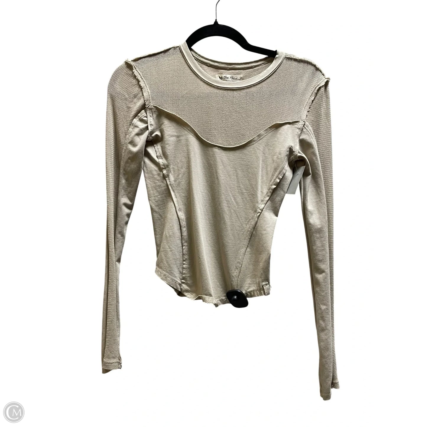 Top Long Sleeve Basic By We The Free In Tan, Size: Xs