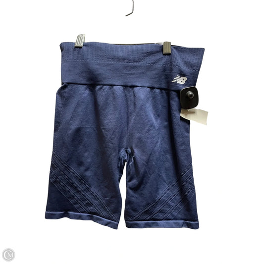 Athletic Shorts By New Balance In Navy, Size: M