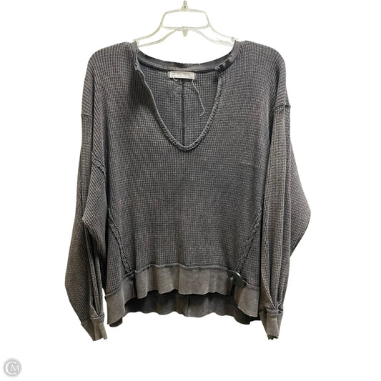 Top Long Sleeve By We The Free In Grey, Size: Xs