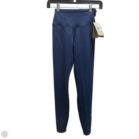 Athletic Leggings By Nike Apparel In Blue, Size: Xs