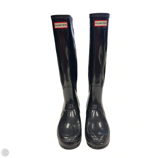 Boots Knee Flats By Hunter In Black, Size: 8