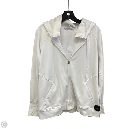 Athletic Jacket By Athleta In White, Size: 1x