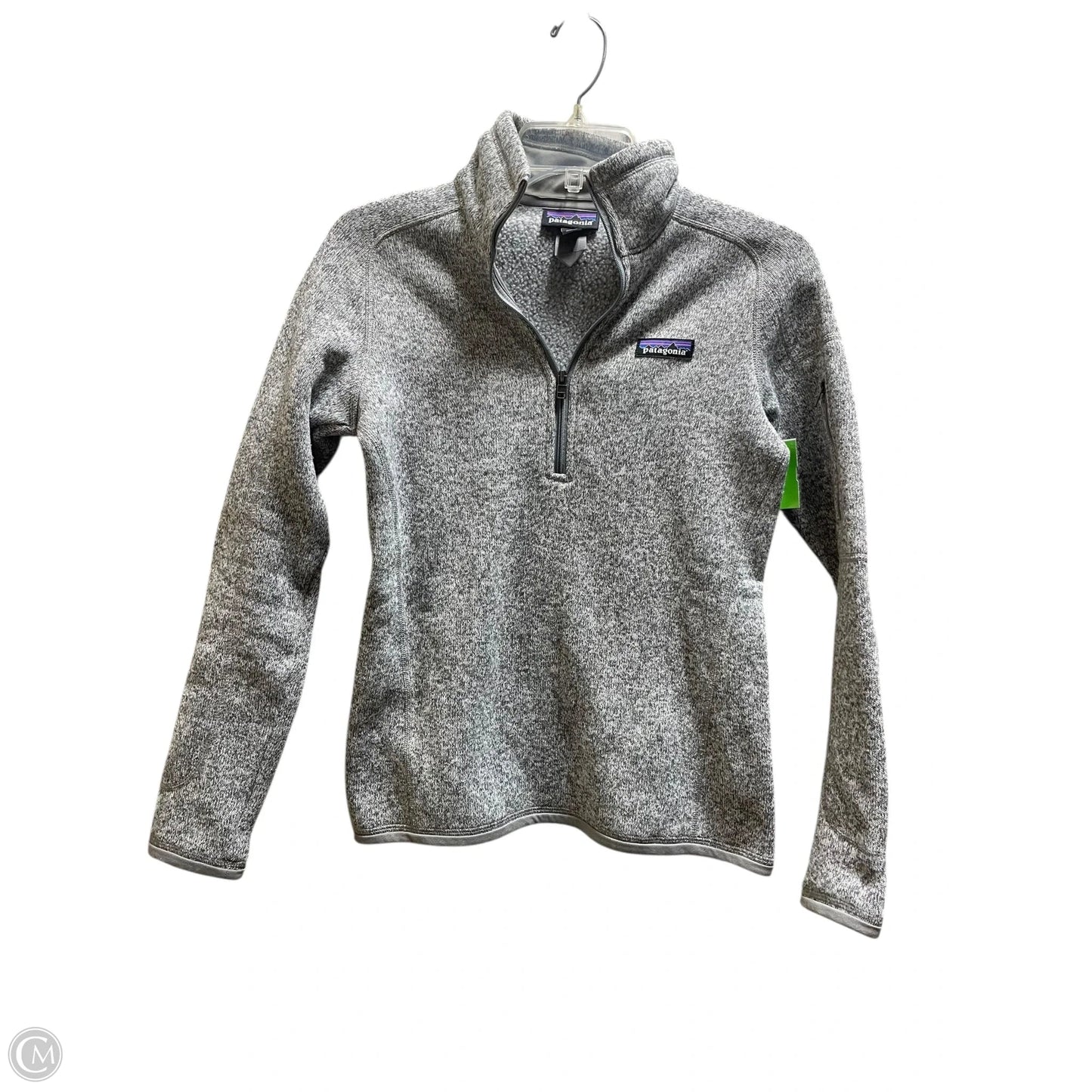 Sweatshirt Collar By Patagonia In Grey, Size: Xxs