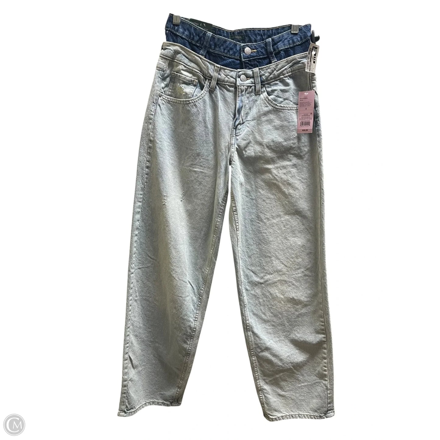Jeans Straight By Wild Fable In Blue Denim, Size: 4
