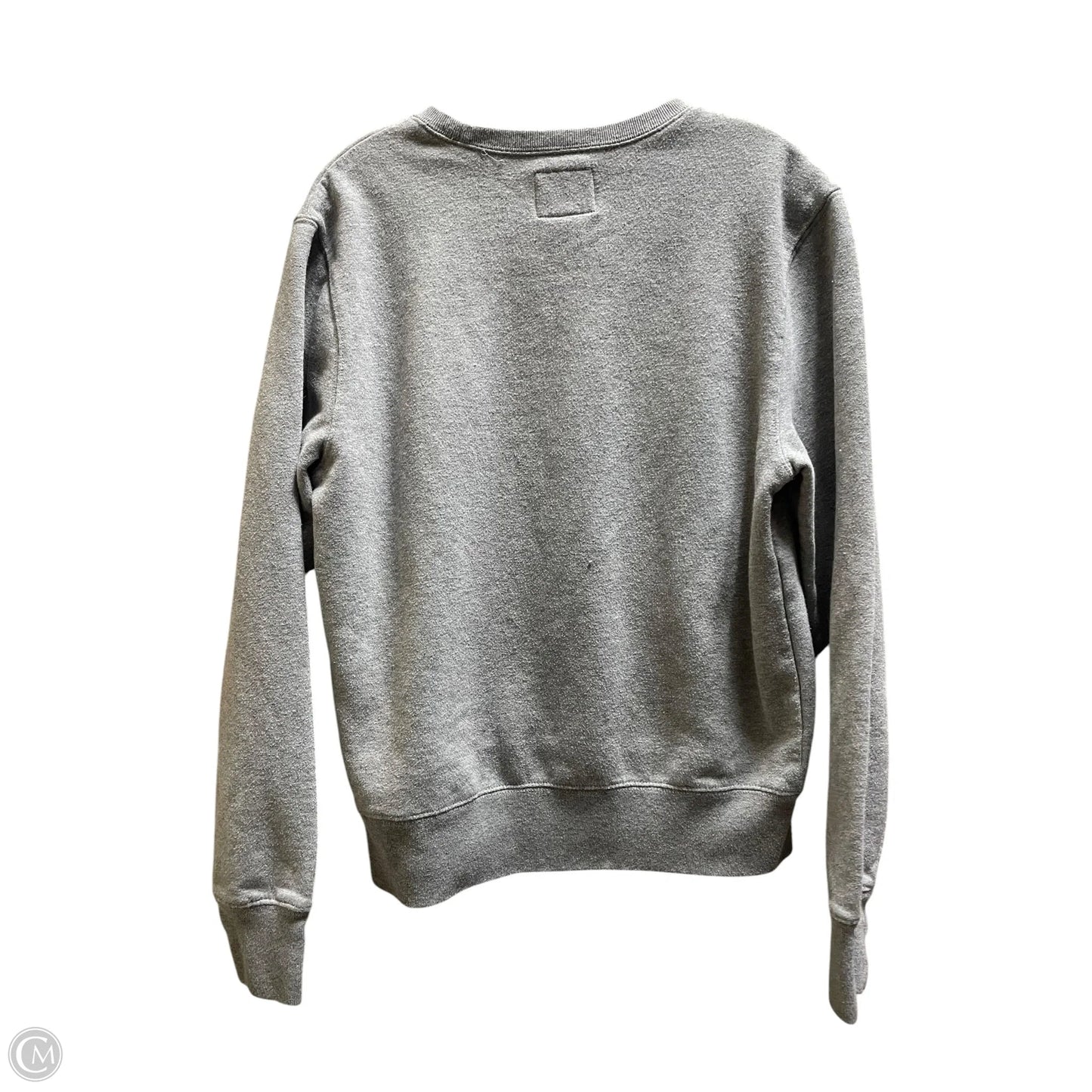 Sweatshirt Collar By Clothes Mentor In Grey, Size: M