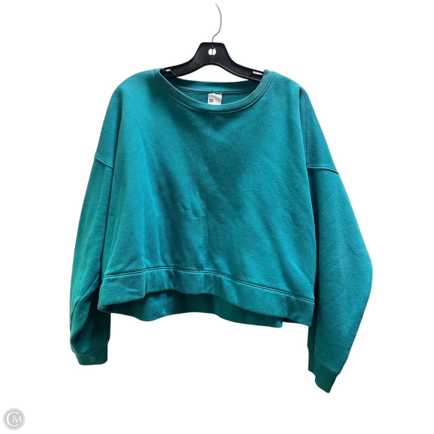 Sweatshirt Collar By All In Motion In Green, Size: M