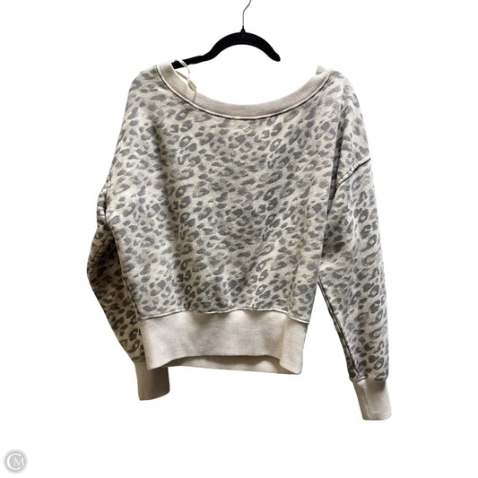 Sweatshirt Collar By Aerie In Animal Print, Size: S