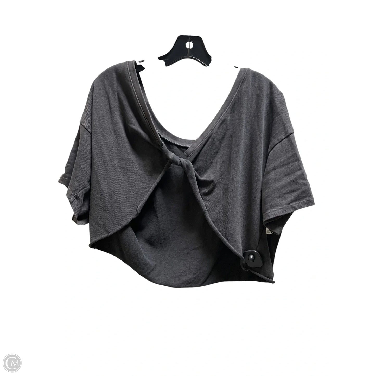 Top Short Sleeve By Aerie In Grey, Size: Xl