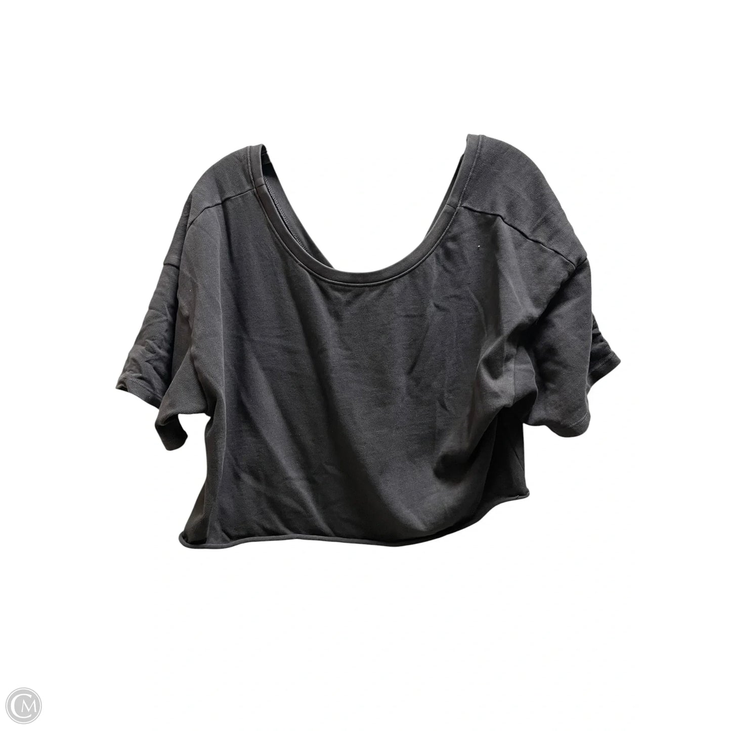 Top Short Sleeve By Aerie In Grey, Size: Xl